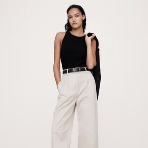 SCULPTED RIBBED TANK BANANA REPUBLIC